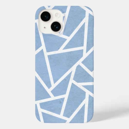 Schwarz-Weiß-Mosaikmuster Case-Mate iPhone Hülle (Rückseite)