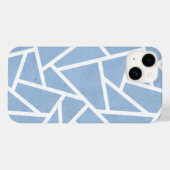 Schwarz-Weiß-Mosaikmuster Case-Mate iPhone Hülle (Rückseite (Horizontal))