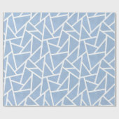 Schwarz-Weiß-Mosaikmuster Geschenkpapier (Flach)