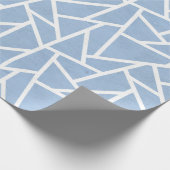 Schwarz-Weiß-Mosaikmuster Geschenkpapier (Ecke)