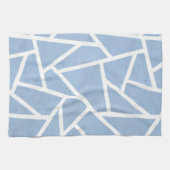 Schwarz-Weiß-Mosaikmuster Geschirrtuch (Horizontal)