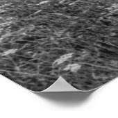 Schwarz-Weiß-Motorrad 1968 Poster (Ecke)