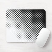 Schwarz-weiß Mousepad (Mit Mouse)