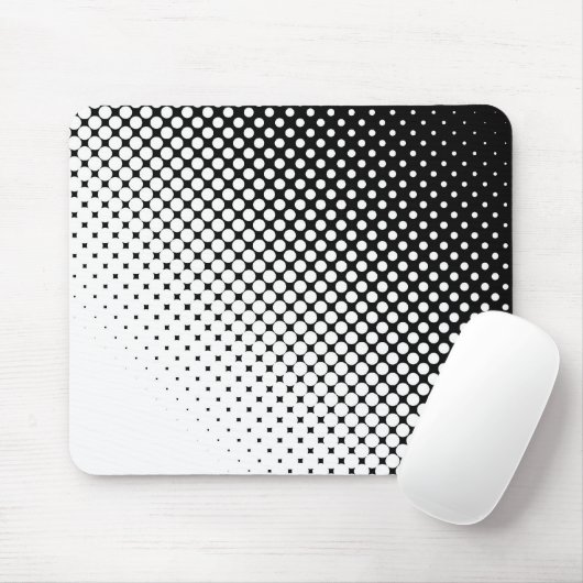 Schwarz-weiß Mousepad (Mit Mouse)