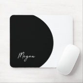 Schwarz-Weiß-Mousepad Mousepad (Mit Mouse)