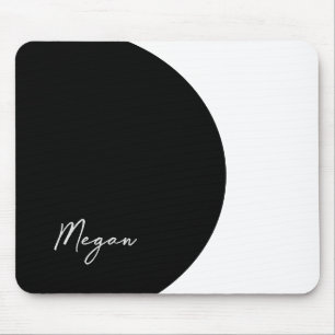 Schwarz-Weiß-Mousepad Mousepad