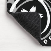 Schwarz-Weiß-Mousepad Mousepad (Ecke)