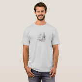 Schwarz-Weiß-Musik T-Shirt (Vorne ganz)