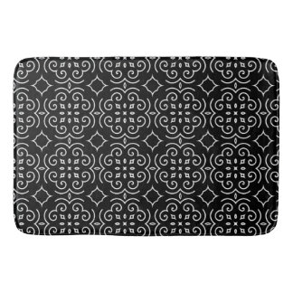 Schwarz-Weiß-Muster Bath Mat Badematte