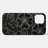 Schwarz-Weiß-Muster Case-Mate iPhone Hülle (Rückseite (Horizontal))