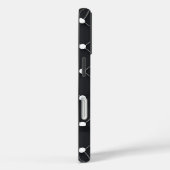 Schwarz-Weiß-Muster Case-Mate iPhone Hülle (Rückseite / Rechts)