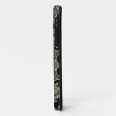 Schwarz-Weiß-Muster Damask iPhone 5 Fall Case-Mate iPhone Hülle (Hinten/Links)