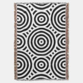 Schwarz-Weiß-Muster Decke (Vorderseite Vertikal)