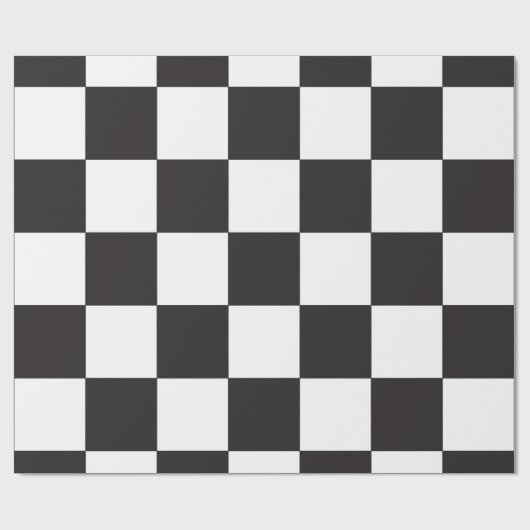 Schwarz-Weiß-Muster des karierten Motherboards Geschenkpapier (Flach)