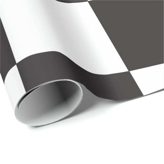 Schwarz-Weiß-Muster des karierten Motherboards Geschenkpapier (Rolleneckpunkt)