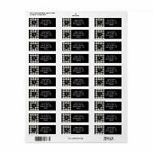 Schwarz-Weiß-Muster des klassischen Hahnentrittmus (Vorne)