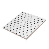 Schwarz-Weiß-Muster für Abstrakte Punkte Fliese (Seite)