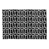 Schwarz-Weiß-Muster für Abstrakte Wavy-Line-Muster Kissenbezug (Vorderseite)