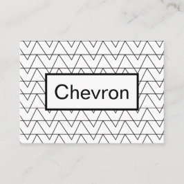 Schwarz-Weiß-Muster für Zickzack Streifen Visitenkarte