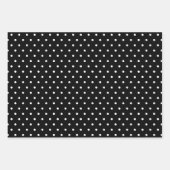 Schwarz-Weiß-Muster Geschenkpapier Set (Vorderseite 3)