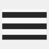 Schwarz-Weiß-Muster Geschenkpapier Set (Vorderseite 2)