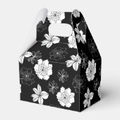 Schwarz-Weiß-Muster Geschenkschachtel (Rückseite)