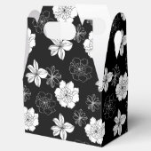 Schwarz-Weiß-Muster Geschenkschachtel (Geöffnet)
