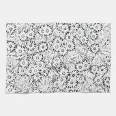 Schwarz-Weiß-Muster-Handtuch Geschirrtuch (Horizontal)