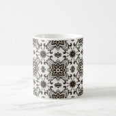 Schwarz-Weiß-Muster Kaffeetasse (Mittel)