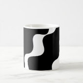 Schwarz-Weiß-Muster Kaffeetasse (Mittel)