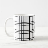 Schwarz-Weiß-Muster Kaffeetasse (Links)