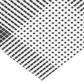 Schwarz-Weiß-Muster Kurzer Tischläufer (Ecke)