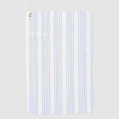 Schwarz-Weiß-Muster mit fünf Streifen Golfhandtuch (Vorderseite)