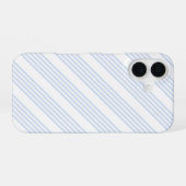 Schwarz-Weiß-Muster mit fünf Streifen iPhone 16 Hülle (Rückseite (Horizontal))