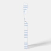 Schwarz-Weiß-Muster mit fünf Streifen iPhone Hülle (Linke Seite)