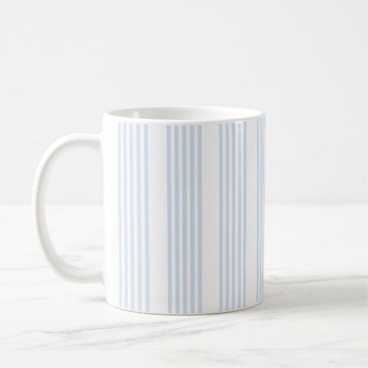 Schwarz-Weiß-Muster mit fünf Streifen Kaffeetasse (Links)