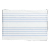 Schwarz-Weiß-Muster mit fünf Streifen Kissenbezug (Rückseite)