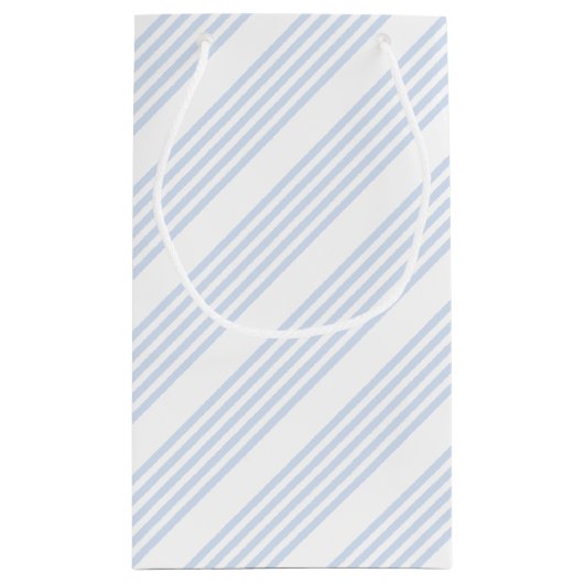 Schwarz-Weiß-Muster mit fünf Streifen Kleine Geschenktüte (Rückseite)