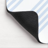 Schwarz-Weiß-Muster mit fünf Streifen Mousepad (Ecke)