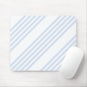 Schwarz-Weiß-Muster mit fünf Streifen Mousepad (Mit Mouse)