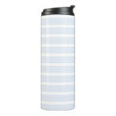 Schwarz-Weiß-Muster mit fünf Streifen Thermosbecher (Nach links gedreht)