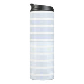Schwarz-Weiß-Muster mit fünf Streifen Thermosbecher (Nach rechts gedreht)