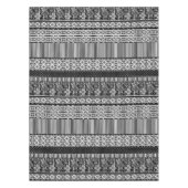 Schwarz-Weiß-Muster mit Spitzen und Patchwork Tischdecke (Vorderseite)