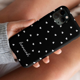 Schwarz-Weiß-Muster Monogram iPhone Case-Mate iPhone Hülle