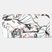 Schwarz-Weiß-Muster ohne Naht. Moderne Ar Case-Mate iPhone Hülle (Rückseite (Horizontal))