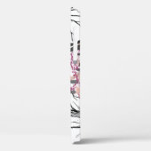 Schwarz-Weiß-Muster ohne Naht. Moderne Ar Case-Mate iPhone Hülle (Rückseite / Links)