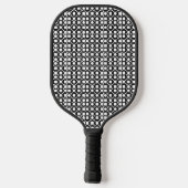 Schwarz-Weiß-Muster-Pickleball-Paddel Pickleball Schläger (Rückseite)