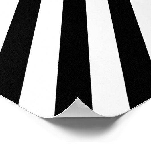 Schwarz-Weiß-Muster Poster (Ecke)