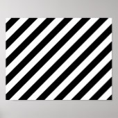 Schwarz-Weiß-Muster Poster (Vorne)