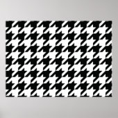 Schwarz-Weiß-Muster Poster (Vorne)